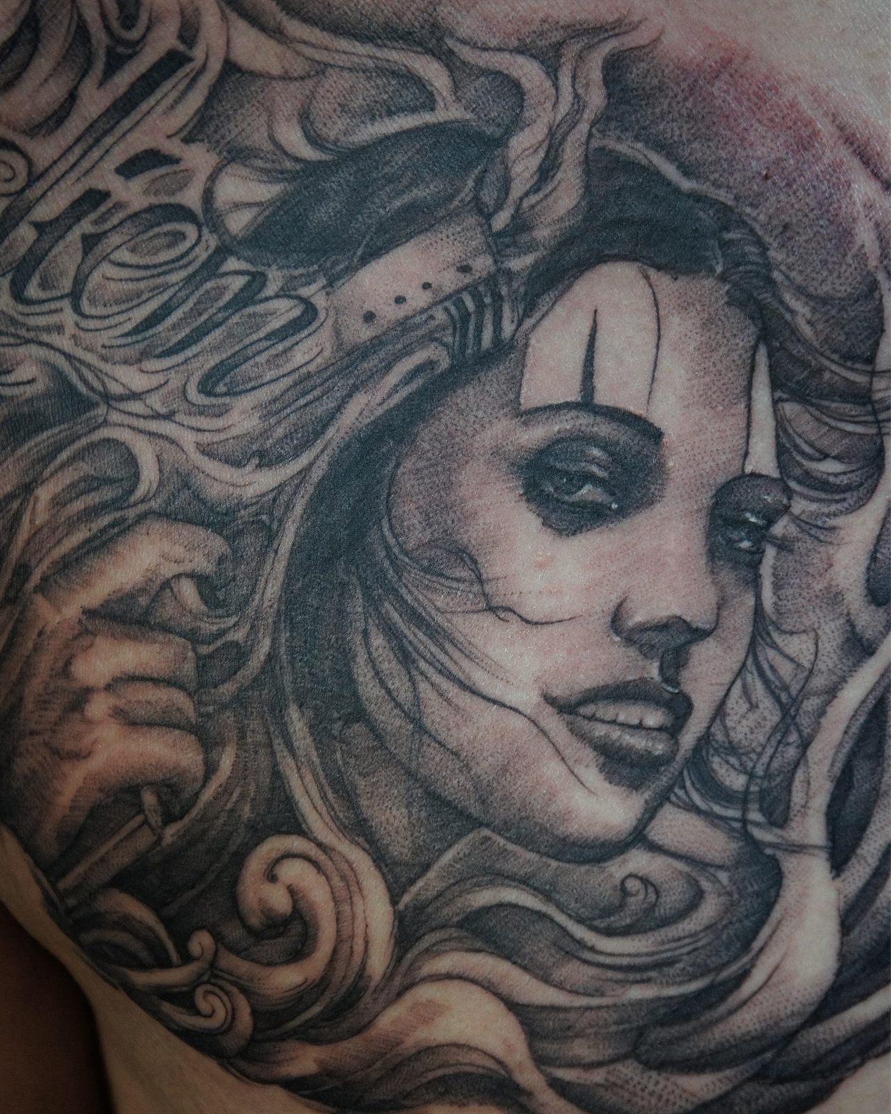 Portrait detail study