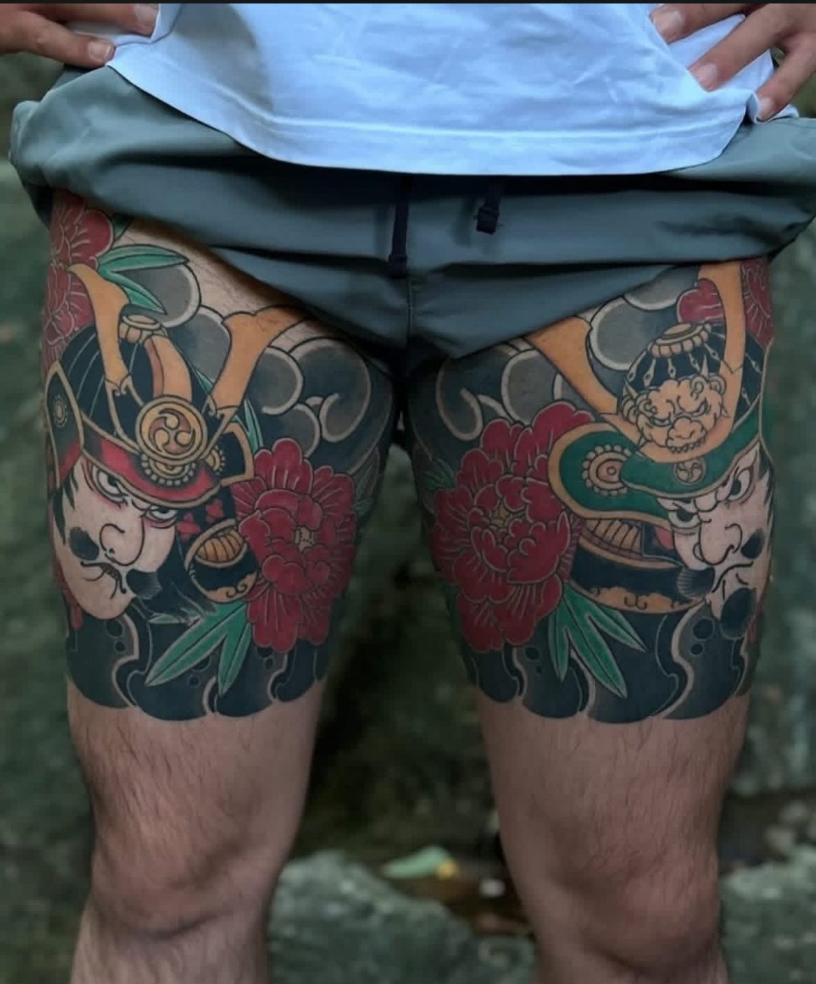 Kabuto thigh pair